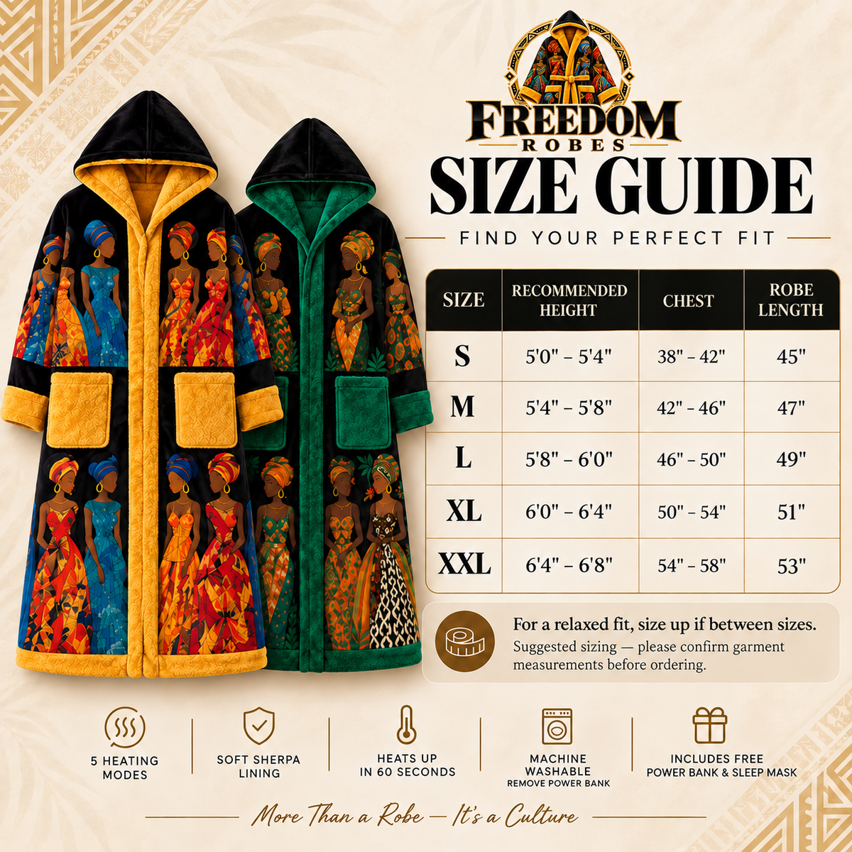 Cozy Freedom Heated Robe